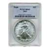 Image 1 : 2003 PCGS MS-69 American Silver Eagle            Possible struck thru grease error