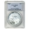 Image 1 : 2003 PCGS MS-69 American Silver Eagle   mint error  (mint worker finger/palm print)