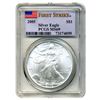 Image 1 : 2005 PCGS MS-69 American Silver Eagle First Strike Designation