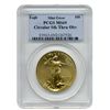 Image 1 : 2002 PCGS MS-69 $50 American Gold Eagle "Unique Circular Struck Thru Obverse Error"