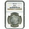 Image 1 : 1880 S NGC MS-63 $1 Morgan Silver Dollar