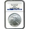 Image 1 : 2006-W NGC MS-69 American SIlver Eagle  Early Release Burnished Strike