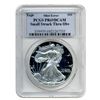 Image 1 : 2003 W PCGS PR-69DCAM $1 American SIlver Eagle  Struck Thru Error Proof