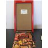 Image 1 : Coca-Cola 13 1/2 X 24" Calendar Frame and 3 Coca-Cola Calendars