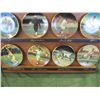 Image 5 : Bradford Editions Legends of Baseball Mini Collector Plates with Display Shelf