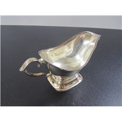 Vintage Silver Plated Gravy Boat