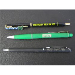 Lot Of 3 Misc. Ball Point Pens