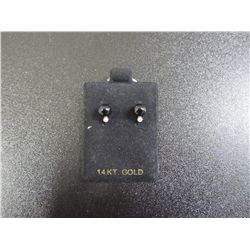 New - 14KT. Gold Pierced Earrings