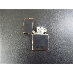 Old Black Painted Brass Cigarette Lighter