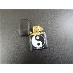 1993 Ying Yang, Genuine Leather Covered Cigarette Lighter