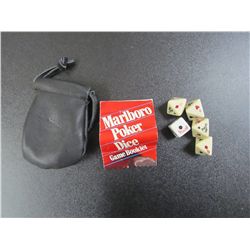 Marlboro Dice Bag & Dice Game