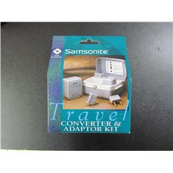 Samsonite Travel Converter & Adaptor Kit - New In Box