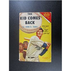 The Kid Comes Back by John R. Tunis, Tab Paperback 2nd Printing 1961