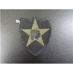 Military Patch, Indian Chief Inside Military Star