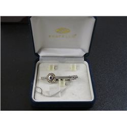 Fratello Tie Clasp In Box, Missing Cufflinks