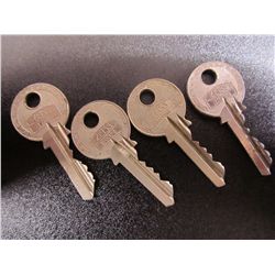 Lot Of 4 Vintage Zeiss Ikon Keys