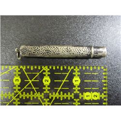 Vintage Pencil Necklace - Says Decca on Necklace Ring, appears to be silver but unknown