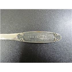 Vintage - Morris Paper Mills, Folding Paper Boxes Chicago, IL and Mill and Factory, Morris Il - Lett