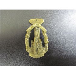 Edin Burgh, Scott Memorial Brass Door Knocker