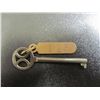 Image 1 : Vintage German Hotel Key With Brass Room Number Attached - Late 40's, to 50's