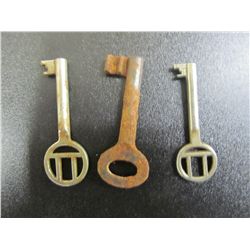Vintage 1950's German House Keys - Skeleton Keys