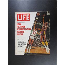 Life Magazine March 24, 1972 - The Greatest One on One Match In Sports - Kareem vs Wilt