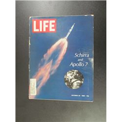 Life Magazine October 25, 1968 - Schirra and Apollo 7