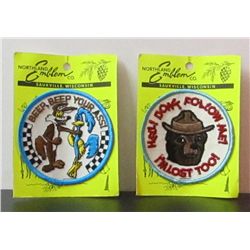 Pair Of Vintage Patches - Northland Emblem Co. Saukville, WI