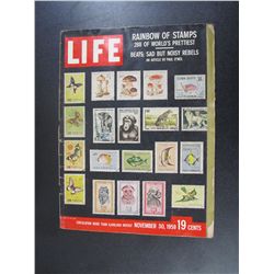 Life November 30, 1959 - Rainbow Of Stamps