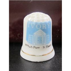 Ivory Thimble -99 44/100% Ivory, Very Nice Condition - No Shipping Outside Of USA