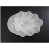 Image 1 : Avon - Milkglass Angel Trinket Dish - Needs Cleaning
