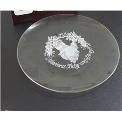 12" - 25th Anniversary Plate - Happiness Today And Always