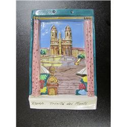 MAR - Roma Trinita Dei Montz Wall Hanging - 1950's