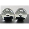 Image 1 : Pair Of Very Heavy Glass Bookends, Made In China