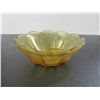 Image 1 : Amber Depression Glass Bowl