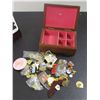 Image 1 : Jewelry Box Full Of Misc. Pins