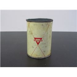 Vintage 1 Pound Conoco Super Lube Can With Lid. Still Has Some Super Lube In it.