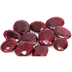 Natural 183.3 ctw Ruby Oval (11) Stone