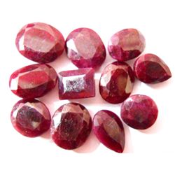 Natural 210.7 ctw Ruby Mix (11) Stones