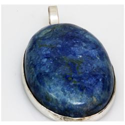 Natural 148.5 ctw Semi Precious .925 Sterling Pendant