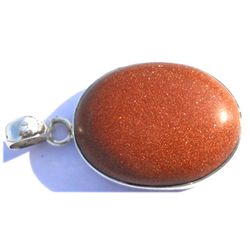 Natural 45.2 ctw Lapis .925 Sterling Pendant