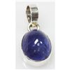 Image 1 : Natural 4.76g Tanzanite .925 Sterling Silver Pendant
