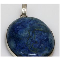 Natural 139.79 ctw Semi Precious .925 Sterling Pendant