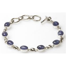 Natural 119.31 ctw Tanzanite .925 Sterling Necklace