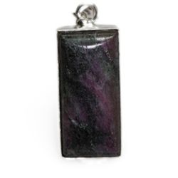 NATURAL 8.22 GRAMS SEMI-PRECIOUS EMERALD PENDANT .925 S