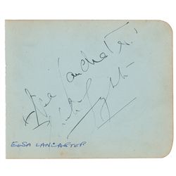 Charles Laughton and Elsa Lanchester