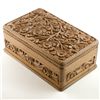 Image 2 : Handcarved Walnut Jewelry Box
