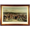 Image 1 : THE GOLFERS FRAMED PRINT