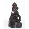 Image 2 : Attractive Bronze Sculpture Cowboy and Horse