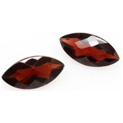 Natural 4.64ctw Garnet Marque 6x12 (2) Stone